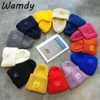 [Fine Jewelry] NewHats สำหรับผู้หญิงผู้ชาย Beanies ถักแข็ง SmilingHatAutumn หญิงหมวกหมวกอบอุ่น BonnetCap ขายส่ง