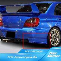 【DT】PU Unpainted Black Primer Auto Car Rear Splitters Bumper Lip Apron Flaps Cupwings For Subaru Impreza 8th 2003-2005  hot