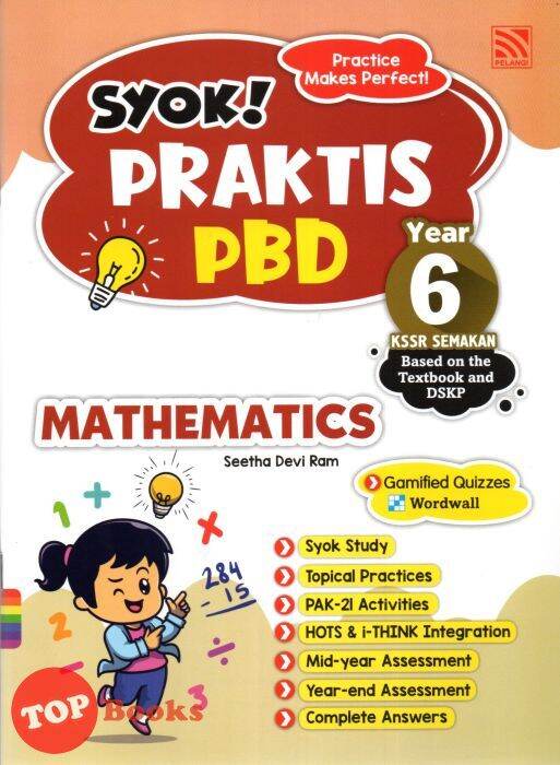 [TOPBOOKS Pelangi] Syok! Praktis PBD Mathematics Year 6 KSSR Semakan ...