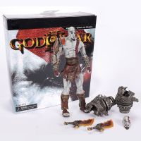 NECA ผีของสปาร์ตาเทพแห่งสงคราม Kratos โมเดลของเล่นตุ๊กตาขยับแขนขาได้พีวีซี,เกมคลาสสิกของขวัญตุ๊กตา