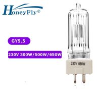 HoneyFly GY9.5 Halogen Lamp Bulb 230V120V 300W500W650W1000W Capsule Clear Single Ended Focus Stage Light Film and evision