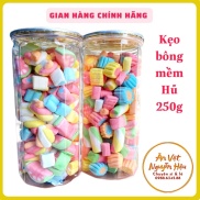 Kẹo Bông Marshmallow_Kẹo Bông Mềm Hũ 250gr