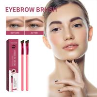 Portable Multifunctional Eyebrow Brush Square 3D Concealer Brush Eyebrow Angled Brush E5A7