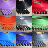 5M AA 14500 แบตเตอรี่ Wrap 23 มม.กว้าง 14.5 มม.PVC 2:1 ความร้อนหดท่อสีดำ/สีแดง/สีเหลือง/สีเขียว/สีฟ้า/สีขาว/Clear-ferrutghggf