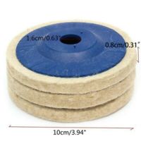 100mm 4inch Wool Polishing Wheel Buffing Pads Angle Grinder Wheel Felt Polishing Disc Polisher For Angle Grinder Tool HOT SALE