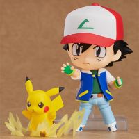 Nendoroid 800 Satoshi &amp; Pikachu / เนนโดรอยด์ ซาโตชิ ปิกาจู ฟิกเกอร์ โมเดล ด๋อย Pokemon โปเกมอน ฟิกเกอร์แท้ โปเกม่อน