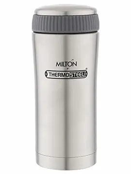 Milton Thermosteel Optima 420 Stainless Steel Flask, 420ml, Steel