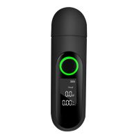 GREENWON Digital Breath Alcohol Tester Analyzer Breathalyser Non-Contact Blowing Type C Phone Charge Breathalyzer JCW-008-Black