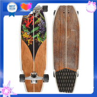 skateboard OXELO ลองบอร์ดรุ่น Carve 540 (ลายนก) แผ่นบอร์ดสเก็ต