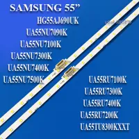 หลอดแบล็คไลท์ซัมซุง(SAMSUNG) รุ่นHG55AJ690UK :UA55NU7090K :UA55NU7100K :UA55NU7300K :UA55NU7400K :UA55NU75002K :UA5	5RU7100K :UA55RU7300K :UA55RU7400K:UA55RU7200K :UA55TU8300KXXT( 1ชุด2เส้น) สินค้าใหม่ ของแท้