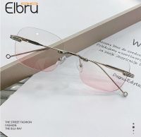 【cw】 Elbru Anti blue Light Myopia Glasses Women Men Computer Nearsighted Protection Eye Eyewear Blush Diopter 0 1.0 1.5 2.0 2.5To 6.0 ！