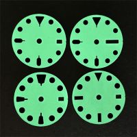 28.5Mm C3 Green Luminous Watch Dial For NH36 NH35 NH34 Movement Modified Part Mechanical Watch Face Enamel Dials Accessories