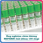 Ống nghiệm chân không HEPARIN 2ml MEDISAFEchứa chất kháng đông