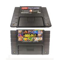 ◆✵◙ Superior DIY Multi Card Cartridge 900 in 1 Black Red Shell for SNES 16 Bit USA Version Video Game Console