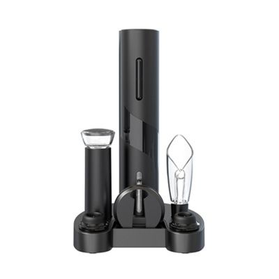 Electric Bottle Opener Set for Wine and Beer Cordless Wine Corkscrew 6-In-1 Automatic Electric Wine Openers Gift Set