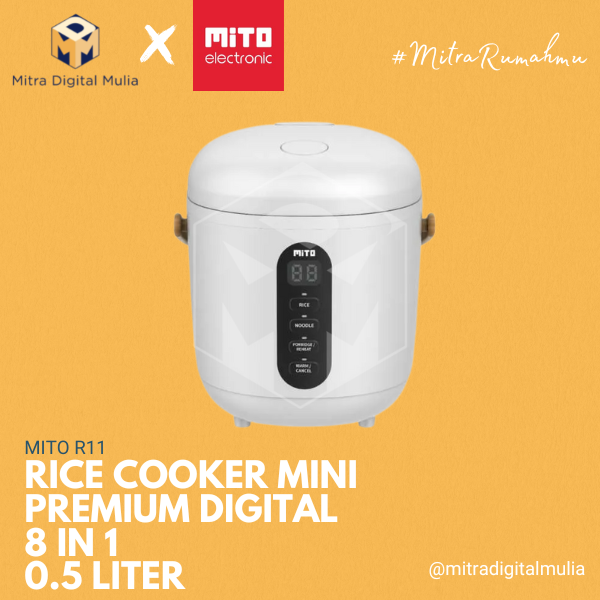 Mito R11 Premium Digital Mini Rice Cooker 0.5 Liter Lazada Indonesia
