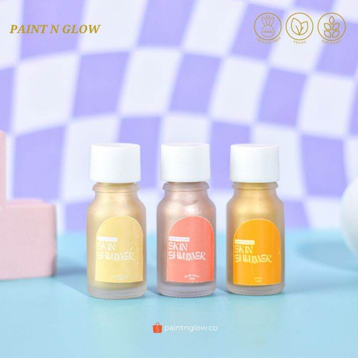 Skin Shimmer / Liquid Highlighter Paint N Glow Cosmetics Lazada PH