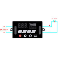 DMC-331มอเตอร์เครื่องควบคุมความเร็ว DC8V-55V 10A DC PWM LED หน้าจอดิจิตอลสวิตช์แผงควบคุมการทำงานความเร็วมอเตอร์ปรับได้