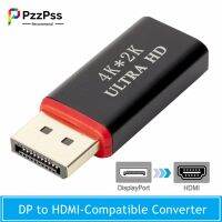 【cw】 PzzPss DisplayPort to Compatible Converter 4Kx2K 30Hz Video Audio DP2HDMI Female Male 【hot】