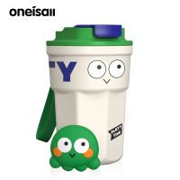 ONEISALL Thermal Flask แก้ว น้ำ เยติ แก้วเยติ316สแตนเลสหุ้มฉนวนถ้วยกาแฟขวดน้ำแบบพกพาสำหรับกลางแจ้งและสำนักงาน400ML