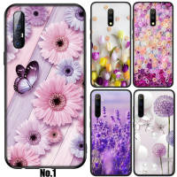 41XVV Purple Flower อ่อนนุ่ม High Quality ซิลิโคน TPU Phone เคสโทรศัพท์ ปก หรับ Realme XT X2 A5 2 3 5 5S 5i 6 6i 7 7i 8 8S 8i 9 9i Pro Plus X Lite