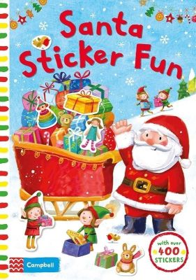 สติ๊กเกอร์ซานตาคลอสหนังสือภาษาอังกฤษ Original Santa Stick สติกเกอร์สนุกกิจกรรมหนังสือมากกว่า400สติกเกอร์รูปแบบขนาดใหญ่3-8ปีสมุดภาพระบายสี