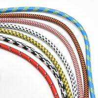 ♘✿ 18AWG 0.75mm Vintage Woven Textile Electric Wire Retro Color Twist Braided Flex Power Cable Edison Electrical Lamp Cord 2 3 Core