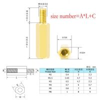 100pcs M3x11+6 Male Female Hex Brass Standoff Spacer with Pan Head Screw pcb motherboard standoff L=11MM