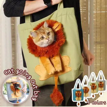 2023 New Leather Breathable Portable Go Out Cat and Dog Pet Bag Shoulder  Hand Fashion Brown Dog Bag for 6.5kg Pet Pet Carrier