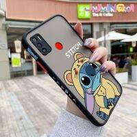 Jlingji เคส KE6สำหรับ Tecno Spark 5 Air Spark 6 Air Stitch บางน่ารักมีน้ำค้างแข็งโปร่งใสแข็งขอบสี่เหลี่ยมกันกระแทกเคสนิ่มป้องกันคลุมทั้งหมดปลอกซิลิโคน