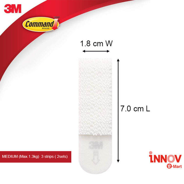 3M Command Picture Hanging Strip Velcro Interlock Fasteners Lazada
