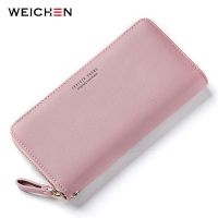 WEICHEN Wristband Women Long Clutch Wallet Large Capacity Wallets Female Purse Lady Purses Phone Pocket Card Holder Carteras