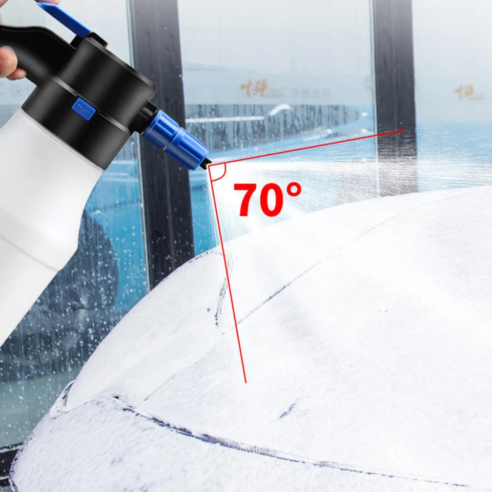 1.5L Electric Pressurization Car Wash Foam Sprayer USB