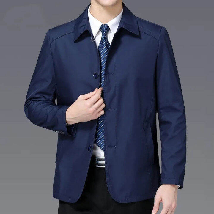 Áo Khoác Pierre Cardin Áo Khoác Loại Mỏng Áo Khoác Mùa Hè Thường Ngày Cài  Cúc Cho Bố Cổ Bẻ Cho Người Trung Niên Và Cao Tuổi Trang Phục Xuân Thu |