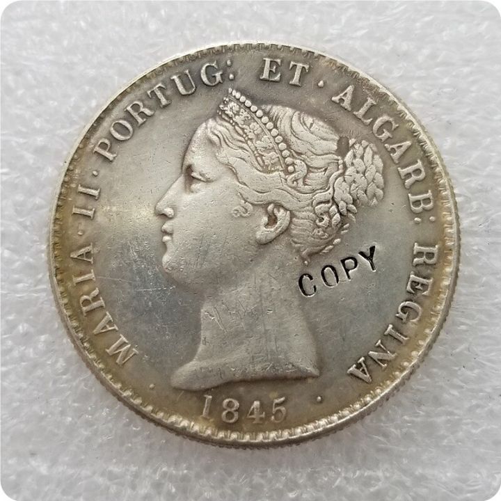 เหรียญเหรียญที่ระลึก-1845เหรียญสะสม1000โปรตุเกส