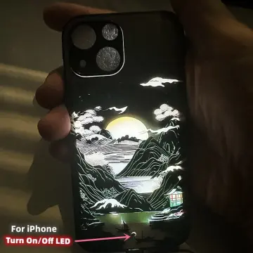 Led light deals phone case