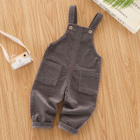 IENENS Baby Overalls Autumn Toddler Corduroy Long Pants 0-4 Years Girl Boy Dungarees Bottoms Clothes Kids Jumpsuit