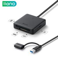 Llano เครื่องอ่านการ์ด Sd Tf Ms Cf Usb 3.0 พร้อมตัวแปลง Type - C แบบ 4 In 1 สําหรับศัพท์มือถือ แล็ปท็อป