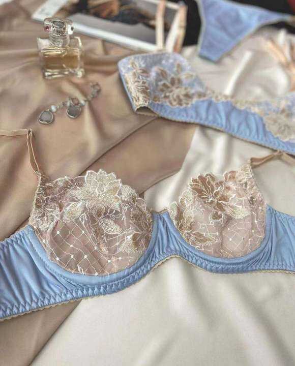 2023-korean-3-piece-lace-lingerie-set-women-patchwork-lace-bra-set-ladies-elegant-underwear-set-with-underwire