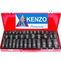 TOOLS KENZO บล็อกลมดำ 1/2" 35 ชิ้น รุ่นงานหนัก แท้S