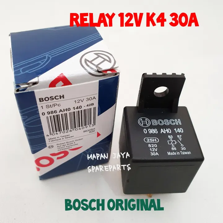 RELAY BOSCH 12V 30A KAKI 4 RELAY KLAKSON & LAMPU Lazada Indonesia