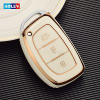 ฝาครอบเคส Kunci Remote Mobil Tpu แบบใหม่สำหรับ I30 Ix20ฮุนได Ix35 I40 Ix25 Ix45 I10 I20 Tucson Verna Sonata Elantra Santa Fe