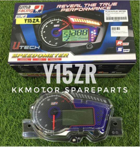 UMA RACING DIGITAL METER UTECH SPEEDOMETER Y15ZR Y15 PLUG & PLAY METER