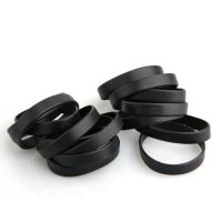 45 PCS Bracelet Bangle Rubber Black Sport 12 mm Band TOP