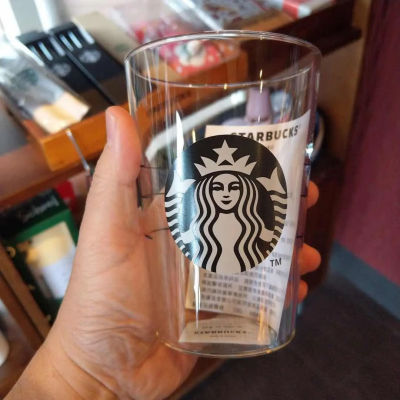 Starbuck ร้านเรือธง Starbuck จีน Starbuck ถ้วยโลโก้แบบโปร่งแสงแก้วแก้วใส่เครื่องดื่มเย็นถ้วยดื่มกาแฟ473Ml