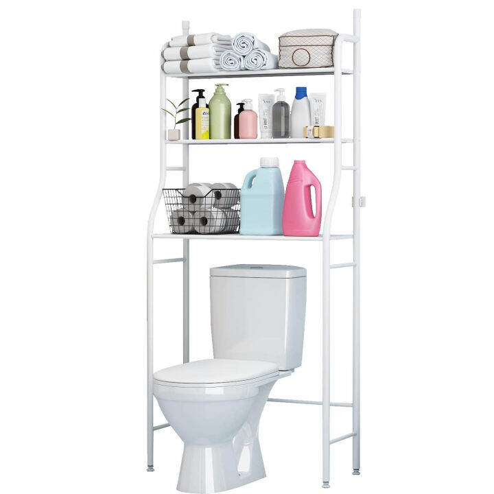 3 Shelf Bathroom Space Saver,Over The Toilet Rack,Bathroom Corner Stand