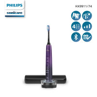 Philips Sonicare Series 9000 แปรงสีฟันไฟฟ้า Darwin Purple Black รุ่น HX9911/74