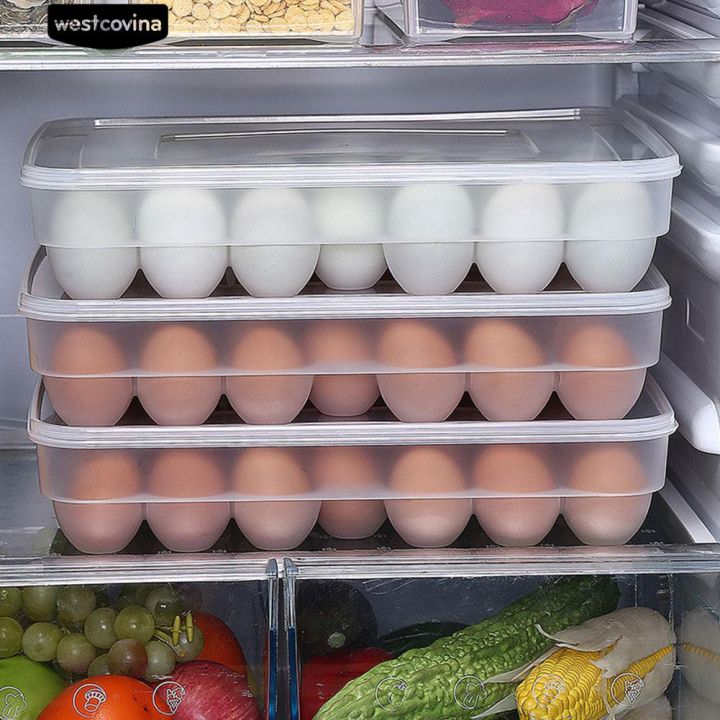 ที่เก็บไข่กล่องเก็บของตู้เย็นตู้เก็บของสด
