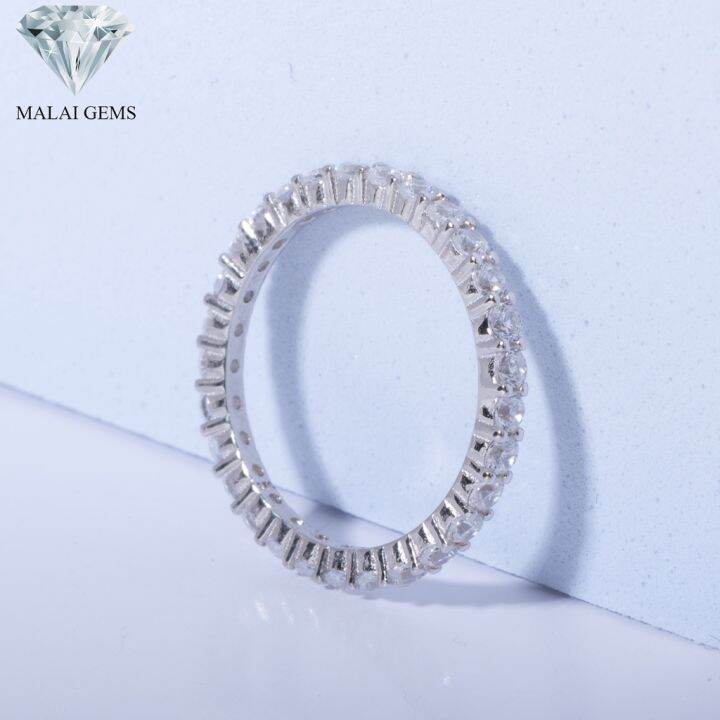 malai-gems-แหวนเพชร-เงินแท้-925-เคลือบทองคำขาว-ประดับเพชรสวิส-cz-รุ่น-071-2r31477-แถมกล่อง-แหวนเงินแท้-แหวนเงิน-แหวน