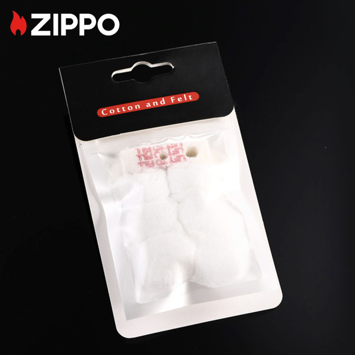 zippo-genuine-cotton-amp-felt-1-pack-zippo-cotton-amp-felt-replacement-kit-122110-ชุดเรยอน-amp-สักหลาด-ไฟแช็กไม่มีเชื้อเพลิงภายใน